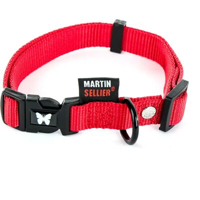 Martin Sellier Verstellbares Nylonhalsband - Mittel, Groß - 45-65 cm Martin Sellier Verstellbares Nylonhalsband - Mittel, Groß - 45-65 cm