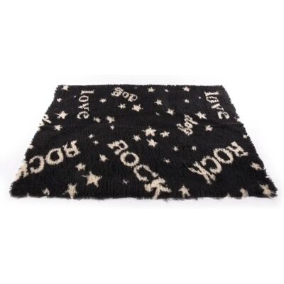 Martin Sellier Vetbed Rock Schwarz / Beige Recycelt - Vetbed - 50x75cm Martin Sellier Vetbed Rock Schwarz / Beige Recycelt - Vetbed - 50x75cm