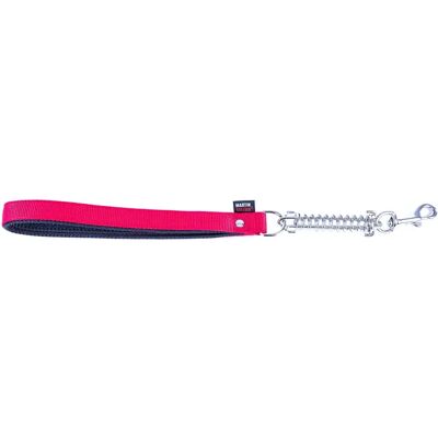 Martin Sellier - Lederriemen mit Stoßdämpfer 25-50 cm - Hundeleine Martin Sellier - Lederriemen mit Stoßdämpfer 25-50 cm - Hundeleine
