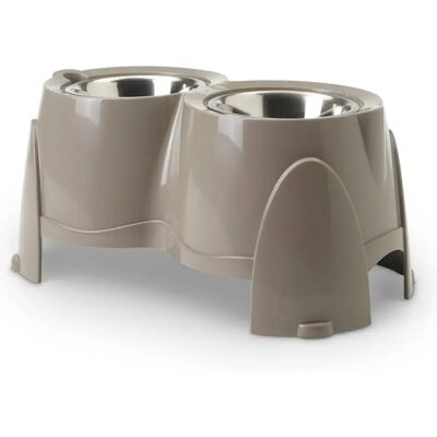 Hundenapf Nobby Pet Ergo Feeder Argenté S Hundenapf Nobby Pet Ergo Feeder Argenté S