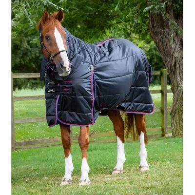 Stalldecke mit Halsteil Premier Equine 200 g Noir 191 cm Stalldecke mit Halsteil Premier Equine 200 g Noir 191 cm