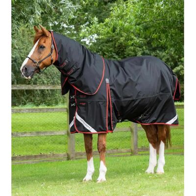 Wasserdichte Outdoor-Decke mit Halsteil Premier Equine Buster 420 g Classic Noir 206 cm Wasserdichte Outdoor-Decke mit Halsteil Premier Equine Buster 420 g Classic Noir 206 cm