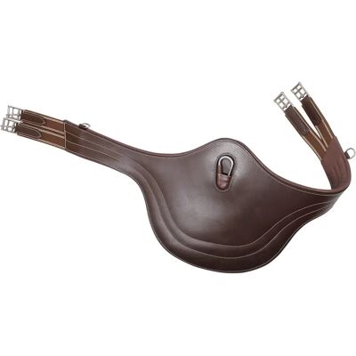 Reitlatzgurt QHP Luxe Marron 130 cm Reitlatzgurt QHP Luxe Marron 130 cm
