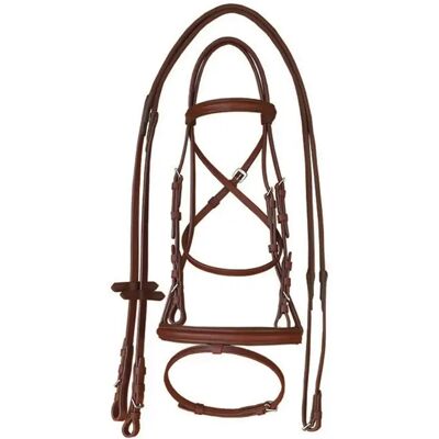 Reitstirrup für Pferde mit erhöhtem Stirnriemen Supreme Marron Shetland Reitstirrup für Pferde mit erhöhtem Stirnriemen Supreme Marron Shetland