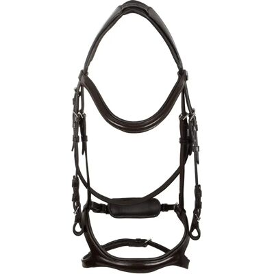 Anatomische Reitpadouk für Pferde mit Nasenriemen Supreme Marron Cob Anatomische Reitpadouk für Pferde mit Nasenriemen Supreme Marron Cob