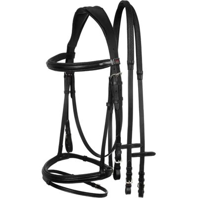 Anatomische Reittrensen für Pferde, gepolstertes klassisches Modell Supreme Noir Cob Anatomische Reittrensen für Pferde, gepolstertes klassisches Modell Supreme Noir Cob