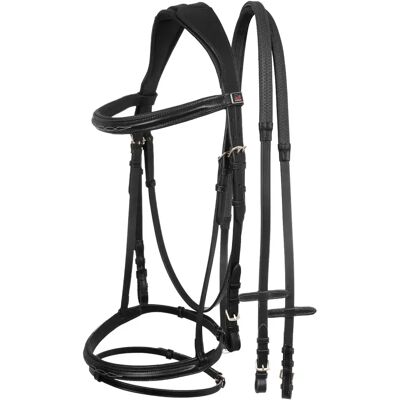 Kontrastierende Pferde-Trensen Supreme Noir Cob Kontrastierende Pferde-Trensen Supreme Noir Cob