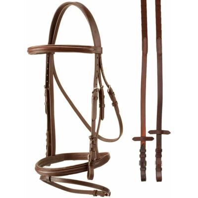 Trensen für Pferde econ profil Tattini (1404132) Marron Cob Trensen für Pferde econ profil Tattini (1404132) Marron Cob