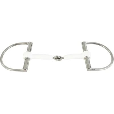 D-Trense für Pferd mit Gelenkzügel Trust Inno Sense Blanc 12,5 cm D-Trense für Pferd mit Gelenkzügel Trust Inno Sense Blanc 12,5 cm