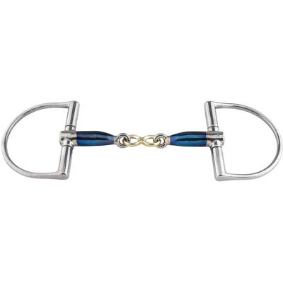 D-Ring Gebiss Trust Sweet Iron Dee French Link 16 Bleu 13,5 cm D-Ring Gebiss Trust Sweet Iron Dee French Link 16 Bleu 13,5 cm