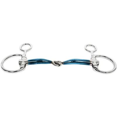 Gebiss 2 Ringe für Pferd Trust Sweet Iron Jointed 12 Bleu 11,5 cm Gebiss 2 Ringe für Pferd Trust Sweet Iron Jointed 12 Bleu 11,5 cm