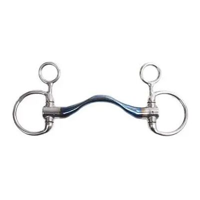 Gebiss 2 Ringe für Pferd Trust Sweet Iron Medium Bleu 13,5 cm Gebiss 2 Ringe für Pferd Trust Sweet Iron Medium Bleu 13,5 cm