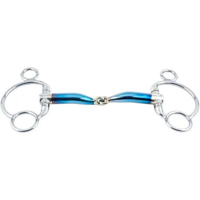 Pessoa-Gebiss für Pferde Trust Sweet Iron 2,5 Eggbutt Jointed 16 Bleu 12,5 cm Pessoa-Gebiss für Pferde Trust Sweet Iron 2,5 Eggbutt Jointed 16 Bleu 12,5 cm