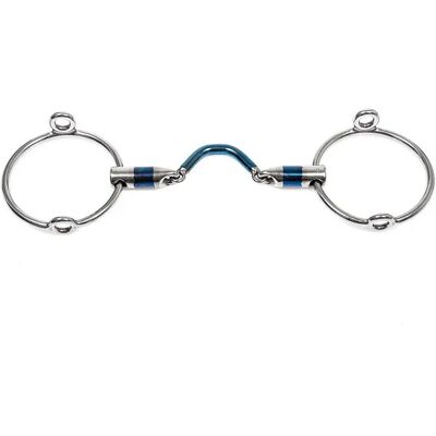 Mundstück für Pferd freies Ring Trust Sweet Iron Wideport segundo Bleu 11,5 cm Mundstück für Pferd freies Ring Trust Sweet Iron Wideport segundo Bleu 11,5 cm