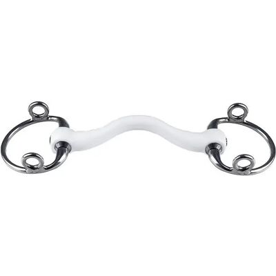 Mors Verdun für Pferd mit Kanon Trust Inno Sense Gag Port Medium 20 Blanc 13,5 cm Mors Verdun für Pferd mit Kanon Trust Inno Sense Gag Port Medium 20 Blanc 13,5 cm