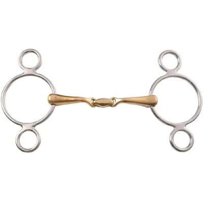 Gebiss 2 Ringe für Pferd Umbria Equitazione Pessoa 3 Argenté 13,5 cm Gebiss 2 Ringe für Pferd Umbria Equitazione Pessoa 3 Argenté 13,5 cm