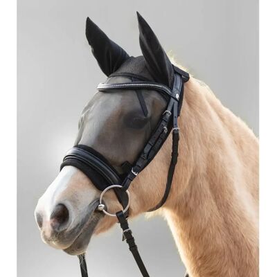 Fliegenmaske für Ponys Waldhausen Ride Noir Cob Fliegenmaske für Ponys Waldhausen Ride Noir Cob
