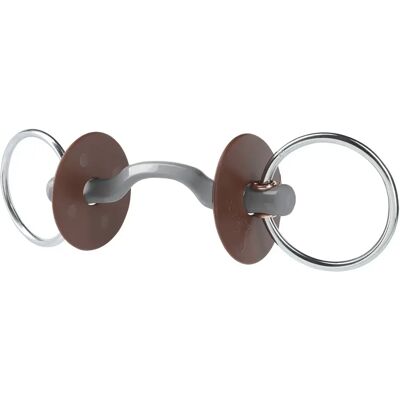 Gebiss für Pferde mit Zungenfreiheit und Ring, weich Beris Konnex Fin Gris 130 mm Gebiss für Pferde mit Zungenfreiheit und Ring, weich Beris Konnex Fin Gris 130 mm