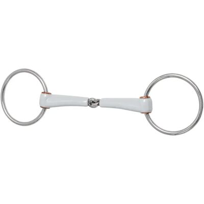 Einfaches Pferdegebiss mit Ring Beris Gris 135 mm Einfaches Pferdegebiss mit Ring Beris Gris 135 mm