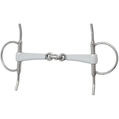 Doppelt gebrochener Pferde-Einhandtrens. Beris Gris 125 mm Doppelt gebrochener Pferde-Einhandtrens. Beris Gris 125 mm
