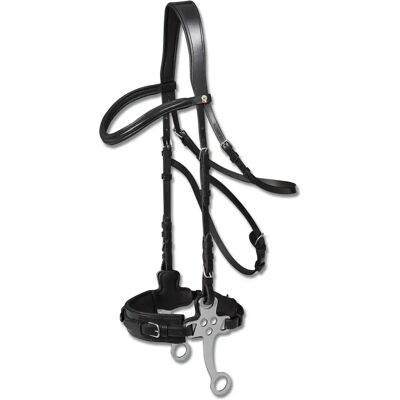 Reittrensen für Pferde Waldhausen X-Line Hackamore Noir Cob Reittrensen für Pferde Waldhausen X-Line Hackamore Noir Cob
