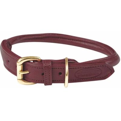 Hundehalsband aus gerolltem Leder Weatherbeeta Rouge L Hundehalsband aus gerolltem Leder Weatherbeeta Rouge L