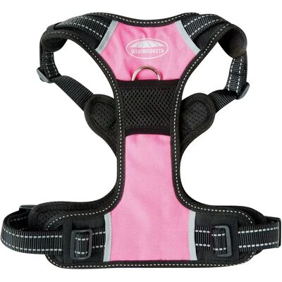 Weatherbeeta Extra Large Pink Schwarz Reflektierendes Anti-Zug-Hundegeschirr Weatherbeeta Extra Large Pink Schwarz Reflektierendes Anti-Zug-Hundegeschirr