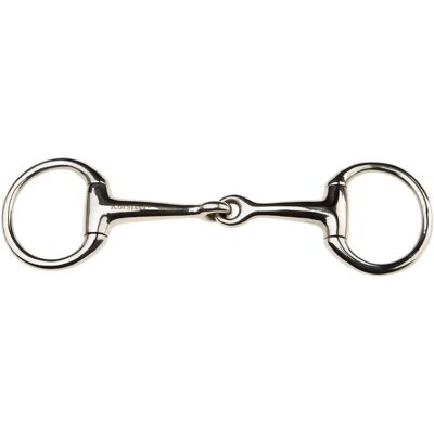 2-Ring Gebiss Weatherbeeta Korsteel Eggbutt Argenté 14 cm 2-Ring Gebiss Weatherbeeta Korsteel Eggbutt Argenté 14 cm