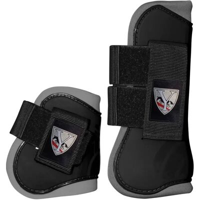 Gamaschen für Pferde mit Streichkappen York Neo Noir Full Gamaschen für Pferde mit Streichkappen York Neo Noir Full