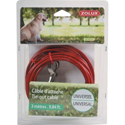 Zolux Universal Hundeleine und Halsband - 3m, Langlebig, Verstellbar Zolux Universal Hundeleine und Halsband - 3m, Langlebig, Verstellbar