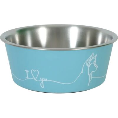 Zolux Love Dog Rutschfeste Blaue Futternapf - Hundeschüssel Zolux Love Dog Rutschfeste Blaue Futternapf - Hundeschüssel