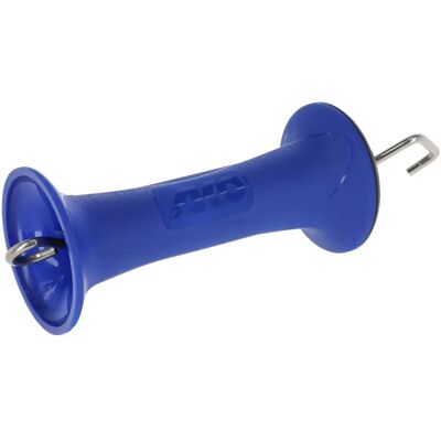 Kerbl Premium Torgriff - Edelstahl, Blau, Federbegrenzung Kerbl Premium Torgriff - Edelstahl, Blau, Federbegrenzung