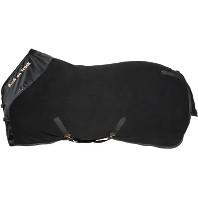 Supreme-Fleece-Decke mit D-Ringen Back on Track Schwarz 125 cm Supreme-Fleece-Decke mit D-Ringen Back on Track Schwarz 125 cm