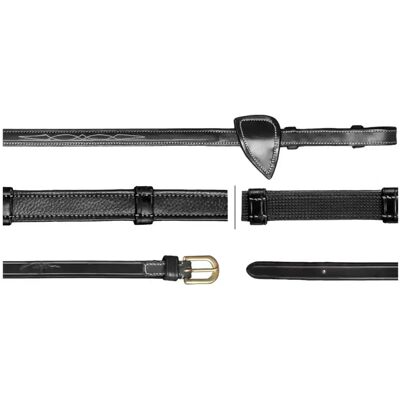 Dyon Zügel für Pferde mit Leder-Schlaufen Dy'on Hunter 5/8" Schwarz Cob Dyon Zügel für Pferde mit Leder-Schlaufen Dy'on Hunter 5/8" Schwarz Cob