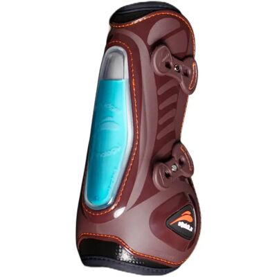 Vorderbeinschutz für Pferde eQuick eShock scratch fluffy Braun L Vorderbeinschutz für Pferde eQuick eShock scratch fluffy Braun L