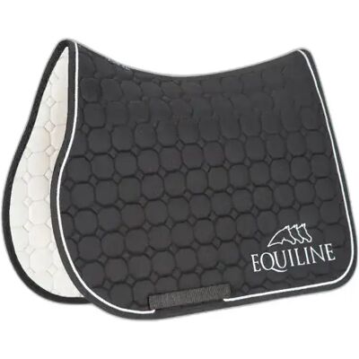 Sattelunterlage für Pferde Equiline Logo - Outline Schwarz Dressur Sattelunterlage für Pferde Equiline Logo - Outline Schwarz Dressur