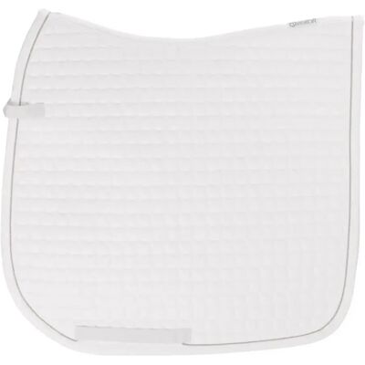 Eskadron Cotton Silber Basics Sattelunterlage - Weiß Eskadron Cotton Silber Basics Sattelunterlage - Weiß