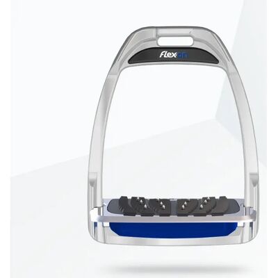Aluminium Steigbügel Ultra Grip Aluminium/Blau Flex-On Hunter H Silber TU Aluminium Steigbügel Ultra Grip Aluminium/Blau Flex-On Hunter H Silber TU