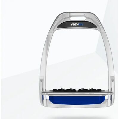 Aluminium Steigbügel Ultra Grip Aluminium/Blau Flex-On Hunter H Silber TU Aluminium Steigbügel Ultra Grip Aluminium/Blau Flex-On Hunter H Silber TU