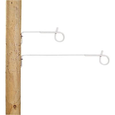 Isolatoren für elektrische Fernzäune Pigtail Gallagher (x10) Weiß TU Isolatoren für elektrische Fernzäune Pigtail Gallagher (x10) Weiß TU