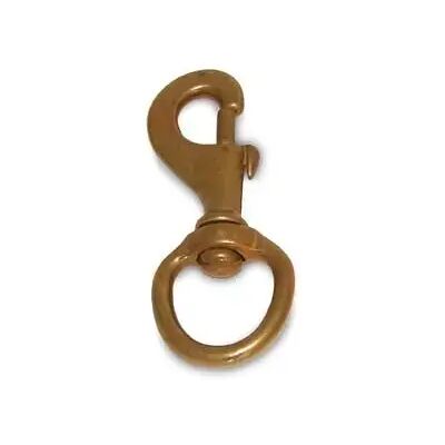 Karabinerhaken für Pferde Messing HFI Gold TU Karabinerhaken für Pferde Messing HFI Gold TU