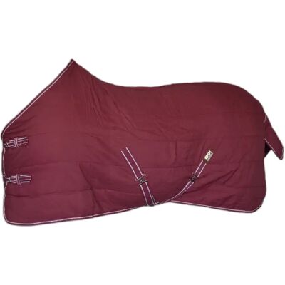 Stalldecke für Pferde Hispano Hipica Holi Cuadra 100g Rouge 125/175 cm Stalldecke für Pferde Hispano Hipica Holi Cuadra 100g Rouge 125/175 cm