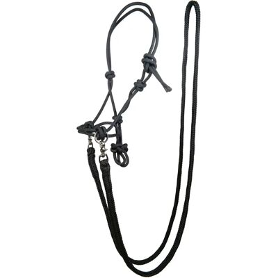 Set mit Halfter und longe für Pferd mit Zügel HKM Noir Vollblut Set mit Halfter und longe für Pferd mit Zügel HKM Noir Vollblut