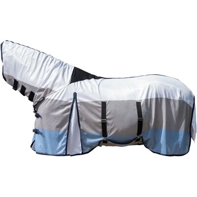 Fliegendecke für Pferde mit Halsabdeckung HKM Strong Bleu 115 cm Fliegendecke für Pferde mit Halsabdeckung HKM Strong Bleu 115 cm
