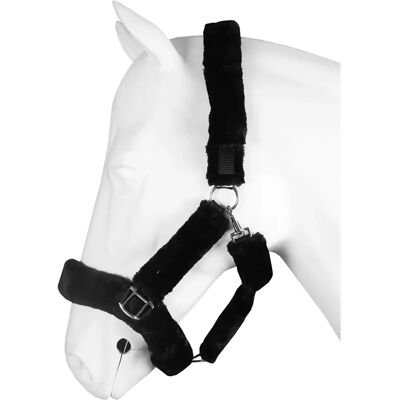 Pferdehalfter mit Fellschutz HORKA Schwarz Pony Pferdehalfter mit Fellschutz HORKA Schwarz Pony