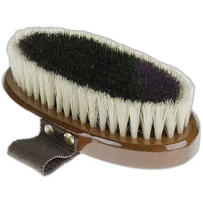 Kleine, weiche Bürste mit Naturborsten für Pferde Horze Braun TU Kleine, weiche Bürste mit Naturborsten für Pferde Horze Braun TU