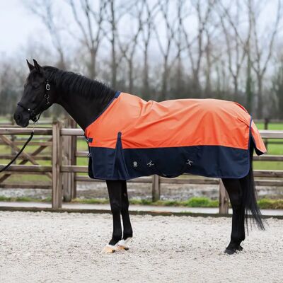 Outdoor-Decke für Pferde mit Halsabdeckung Imperial Riding Limited Summer Orange 175 cm Outdoor-Decke für Pferde mit Halsabdeckung Imperial Riding Limited Summer Orange 175 cm