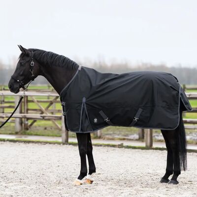 Outdoor-Decke für Pferde mit Halsabdeckung Imperial Riding Limited Summer Noir 175 cm Outdoor-Decke für Pferde mit Halsabdeckung Imperial Riding Limited Summer Noir 175 cm