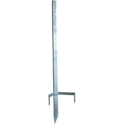Mehrfach verzinkter Zaunpfahl für max. 3 Aufroller Kerbl Silber 120 cm Mehrfach verzinkter Zaunpfahl für max. 3 Aufroller Kerbl Silber 120 cm