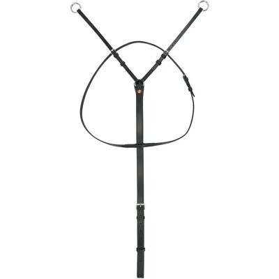 Martingal für Pferd Kieffer with adjustable fork Noir TU Martingal für Pferd Kieffer with adjustable fork Noir TU